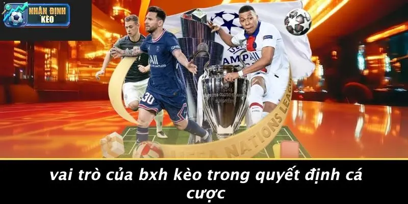 Vai Trò Của BXH Kèo Trong Quyết Định Cá Cược
