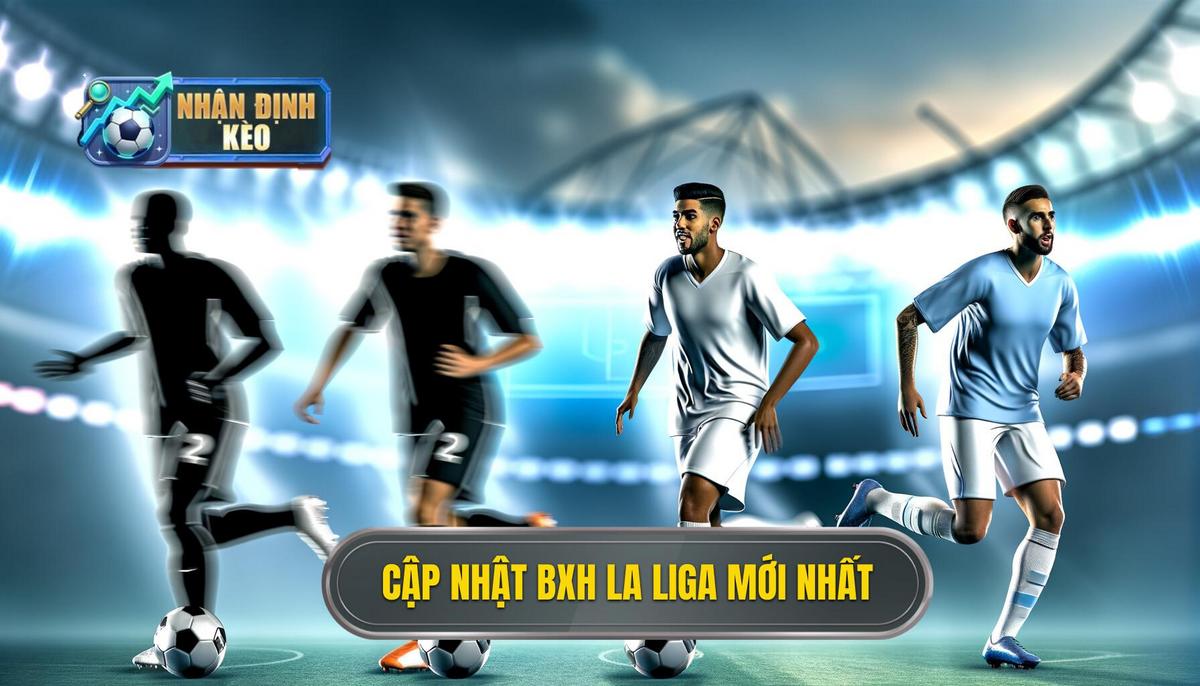 Cập nhật Bảng xếp hạng La Liga mới nhất