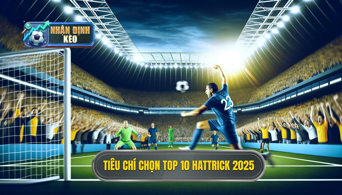 Tiêu chí lựa chọn Top 10 hattrick nổi bật 2025