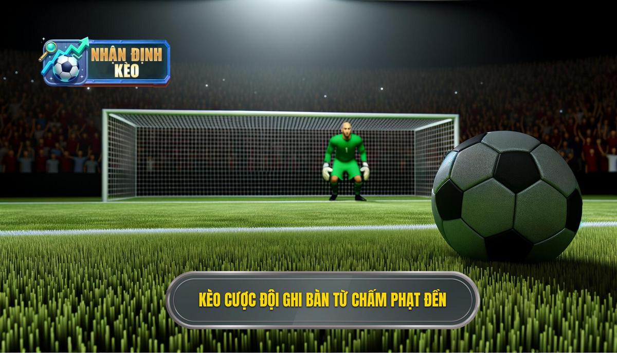 Kèo cược đội ghi bàn từ chấm phạt đền