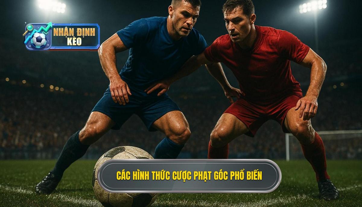 Các loại hình cược phạt góc phổ biến hiện nay