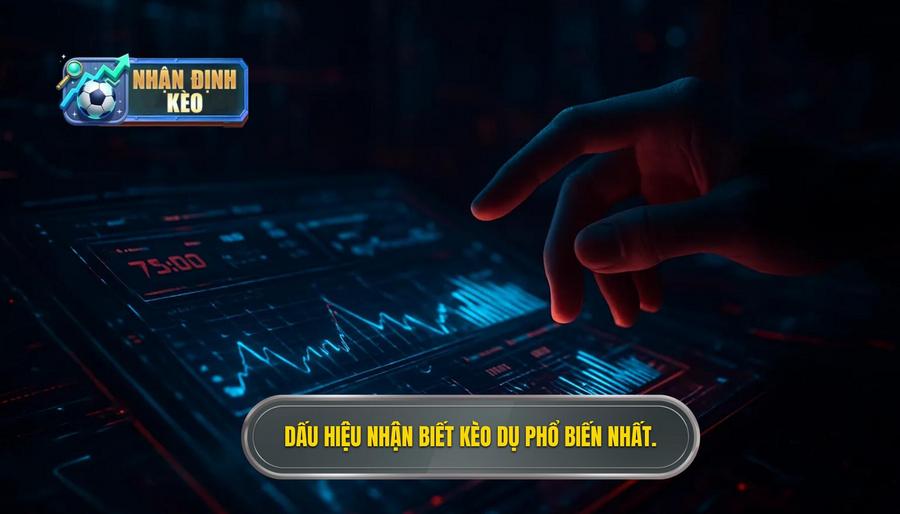 2. Dấu hiệu nhận biết kèo dụ phổ biến nhất.
