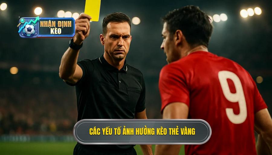 3. Các yếu tố ảnh hưởng kèo thẻ vàng