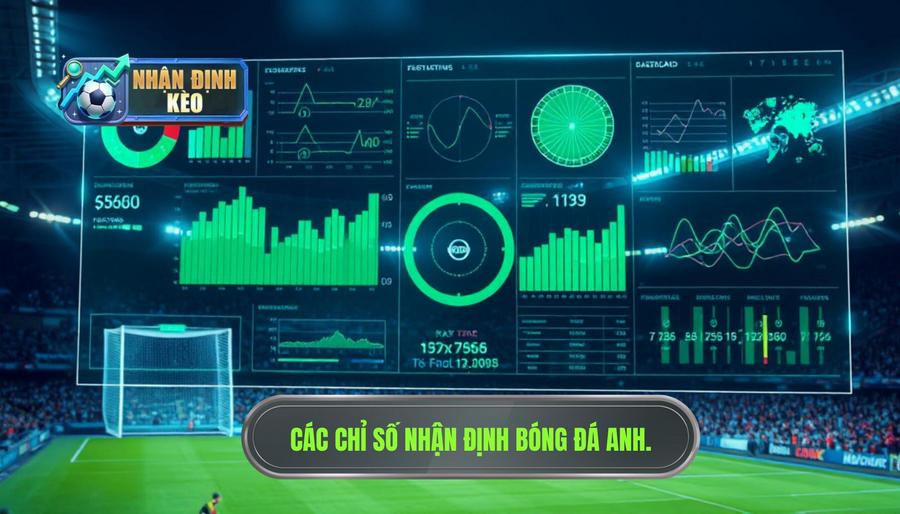 Các chỉ số quan trọng khi nhận định bóng đá Anh