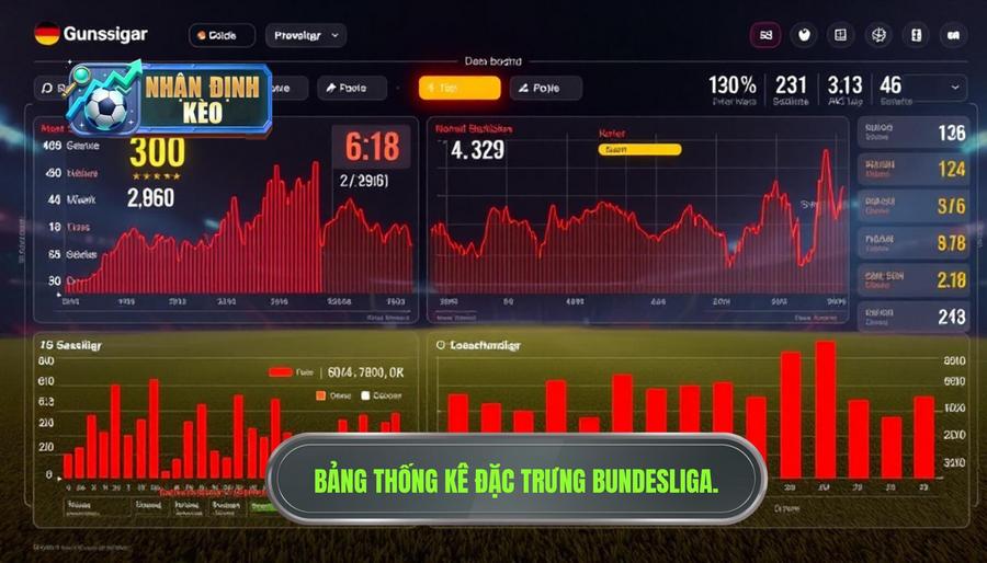 Bảng thống kê đặc trưng của Bundesliga
